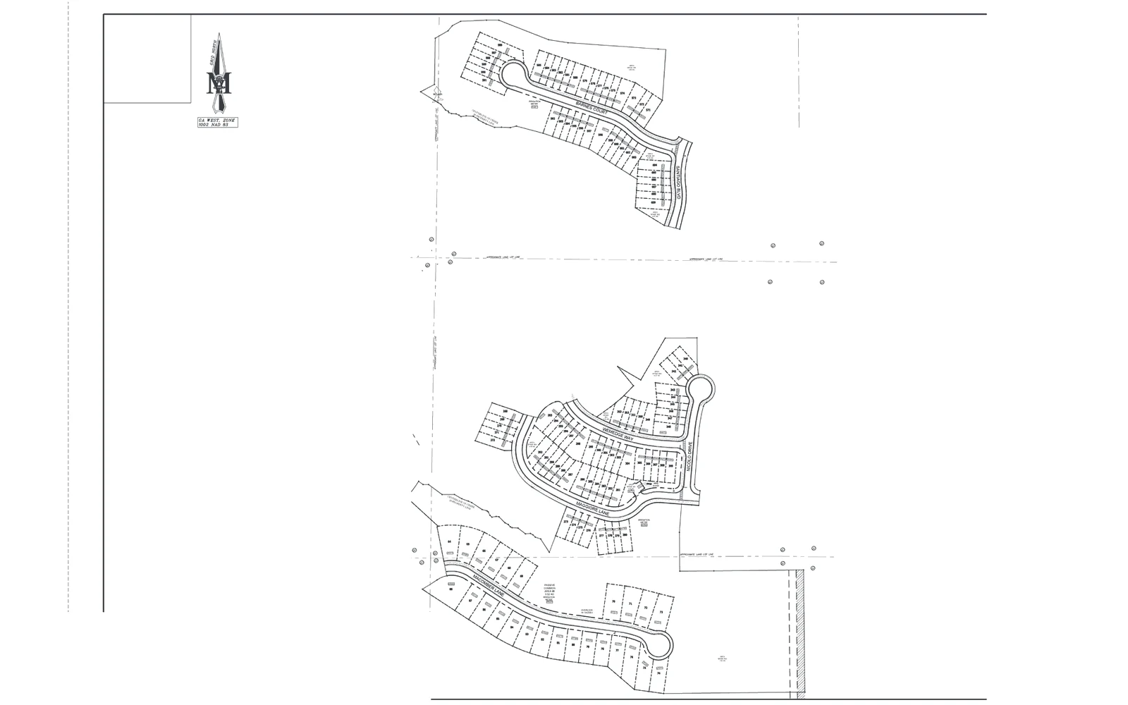 Final plat, FP250018 for Hemingway Farm, Phase 2B
