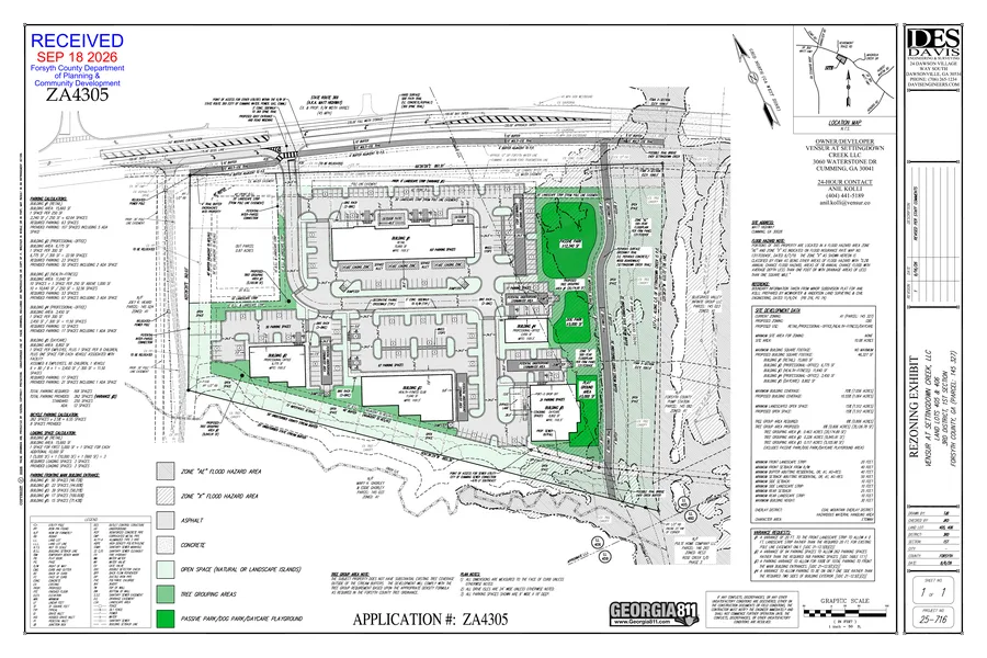 Concept plan for ZA4305, Matt Hwy, northeast of 4955 and 4961 Matt Hwy, Forsyth County